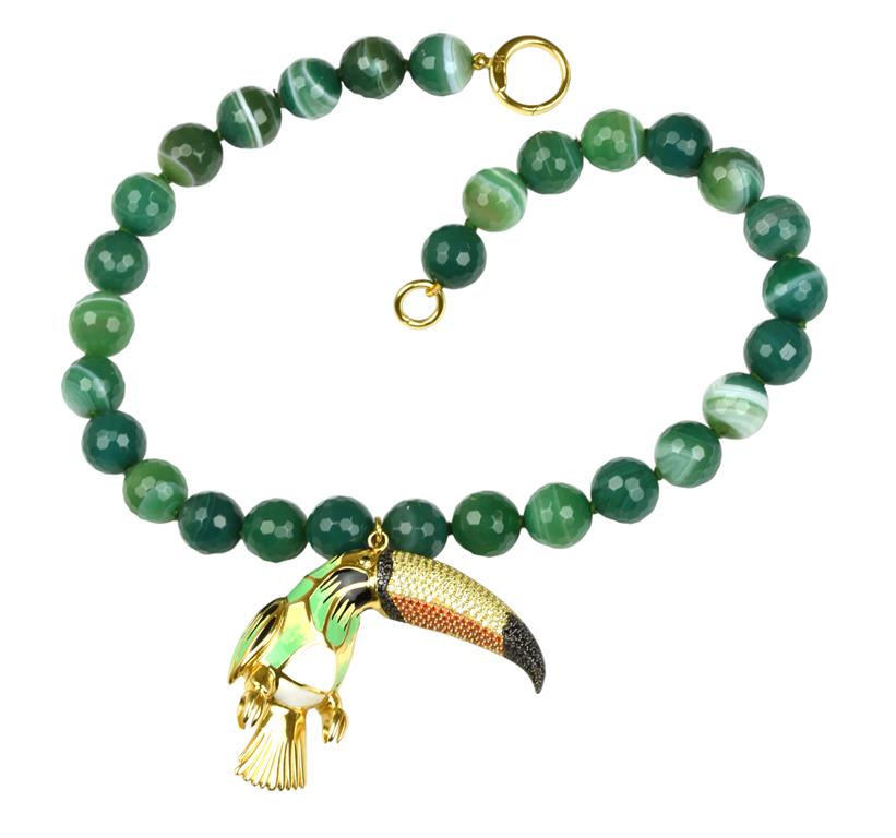 JUNGLE TIARA Koleksiyonu: Collana Fiducia Kolye